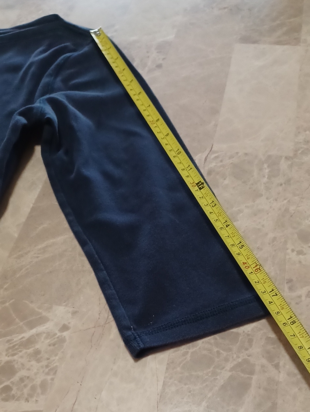 Tommy Hilfiger Navy Blue 3/4 Sleeve Boat Neck Cotton Slim Fit Tee Size XL - Picture 9 of 9